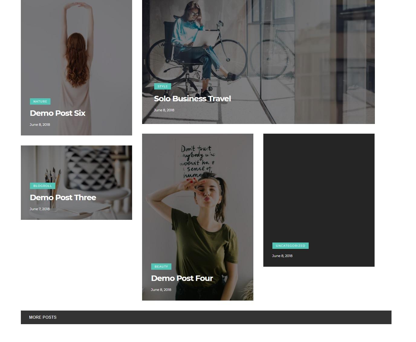 Images representing blog posts