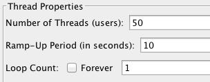 Thread Group Properties