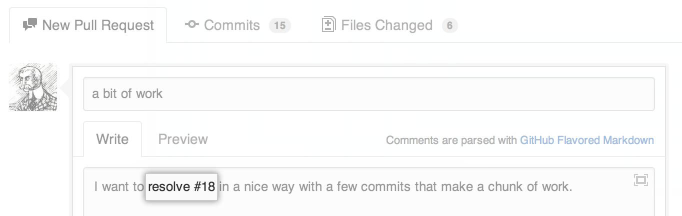 comment on pull request