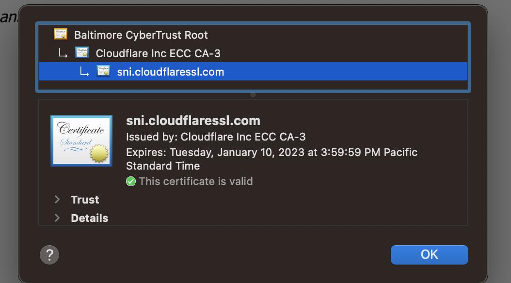 Browser Certificate