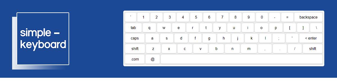 simple-keyboard: Javascript 虚拟键盘