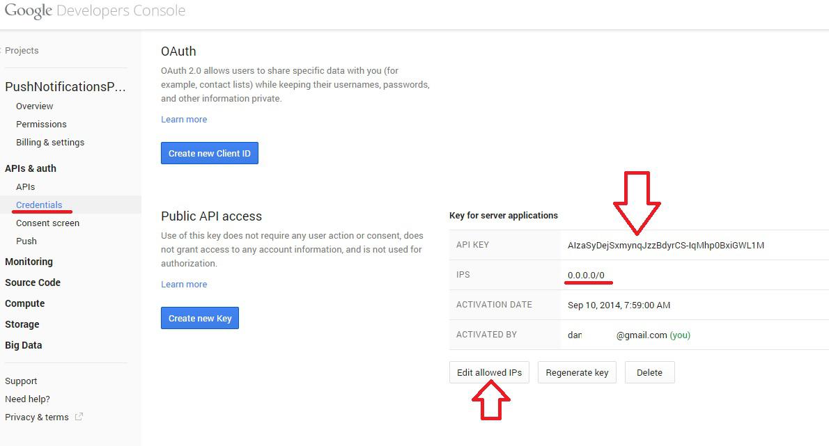 API KEY