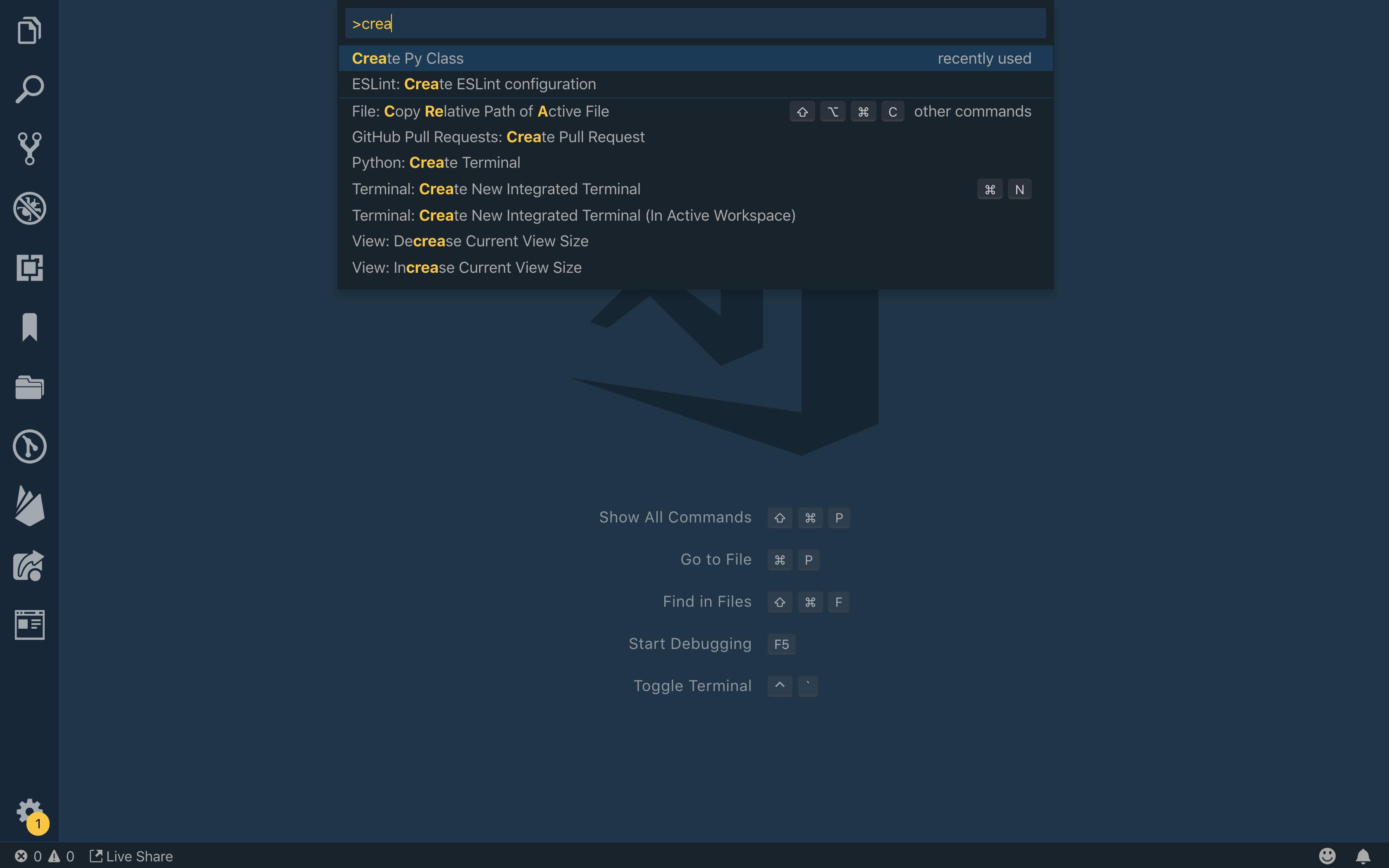 Using the new command