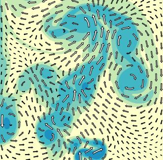 Boussinesq flow with curved vectors