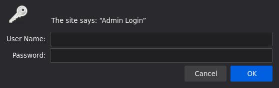 Nginx authentication popup