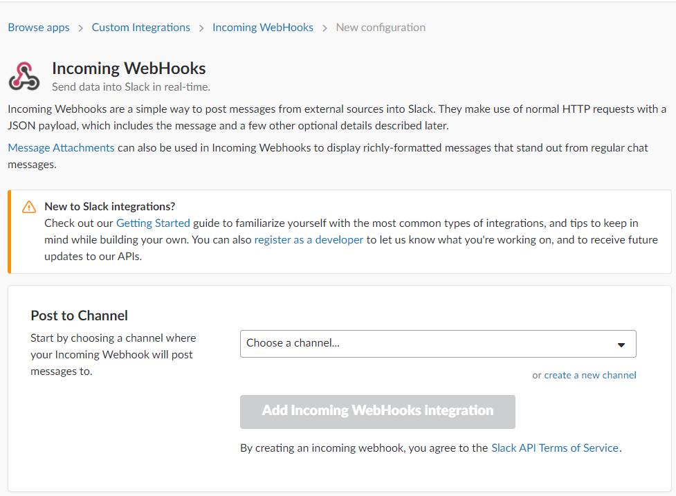 Slack Incoming Webhook
