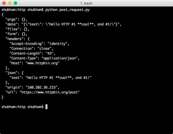 python http post