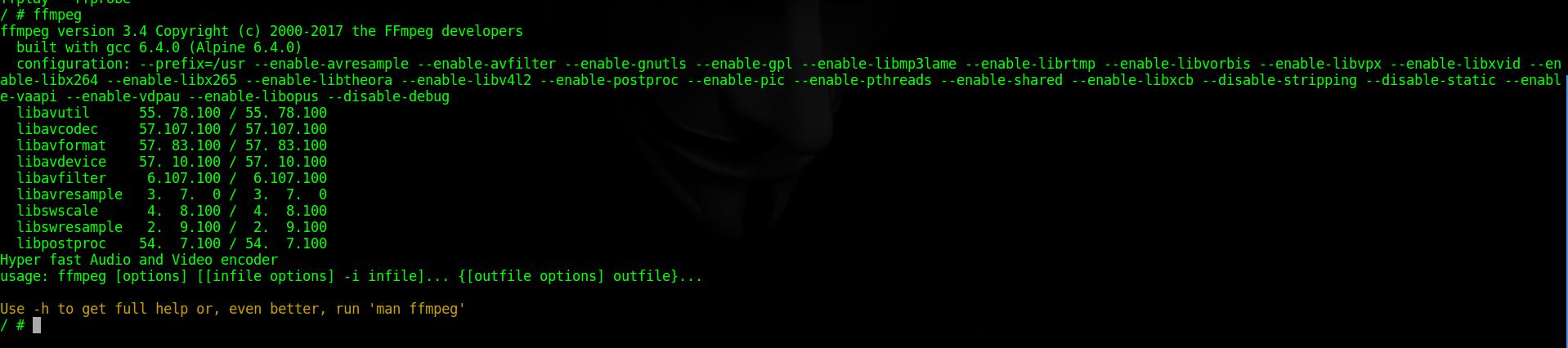 如何使 ffmpeg 在我的 Docker 容器中可用?_docker_云O生-云原生