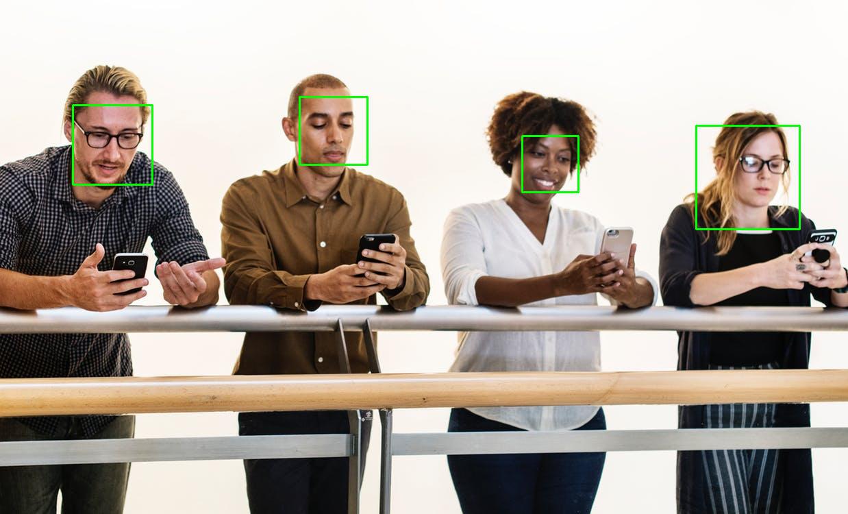 Output Image with detected faces