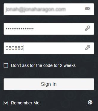 2FA login