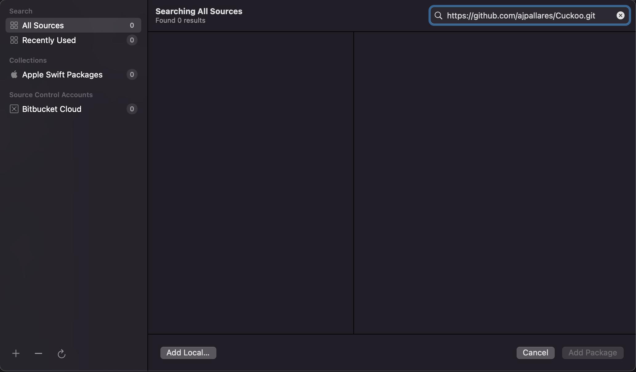 Xcode 显示它为我的 fork