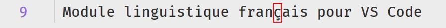 unicode highlighting before