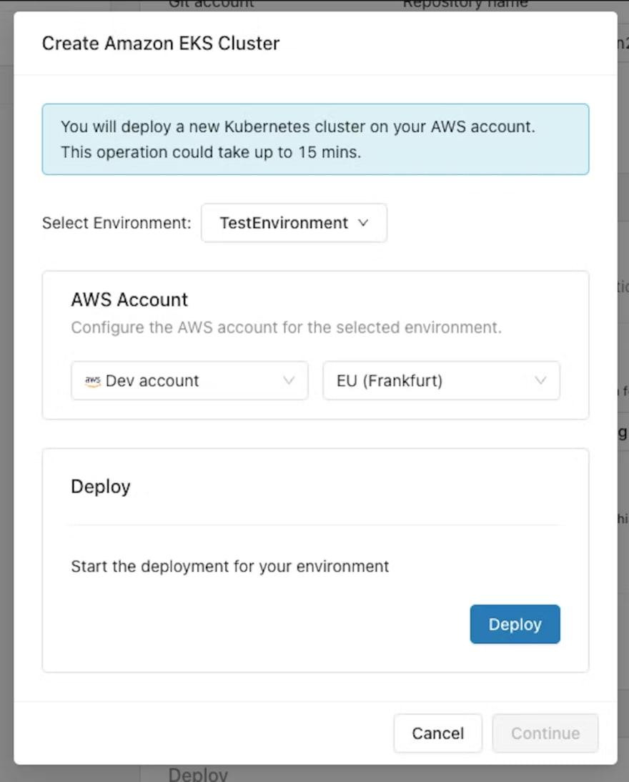 Create Amazon EKS Cluster