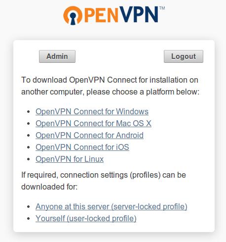 OpenVPN client software