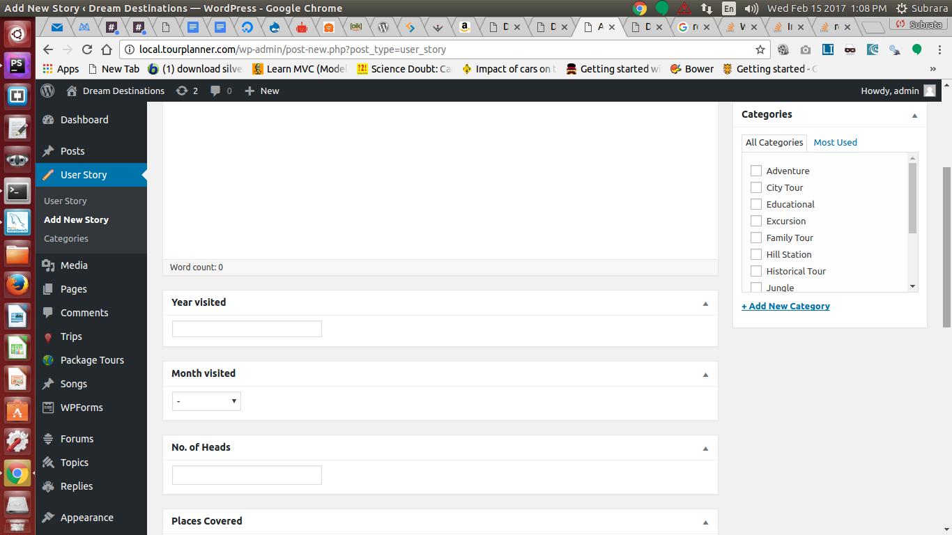 WordPress: How Do I Add More Than One Taxonomies In A Custom Post Post ...