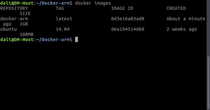 docker images