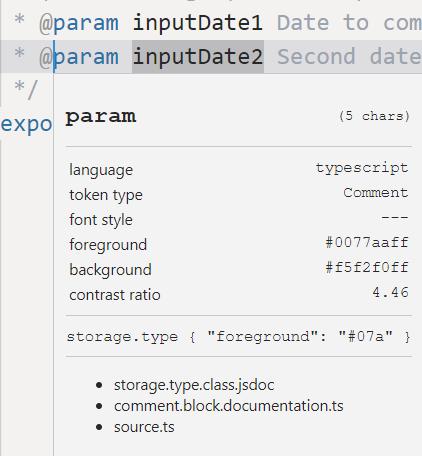 demo tm inspect command