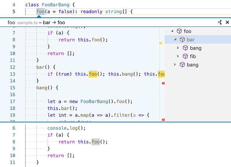 call hierarchy demo picture