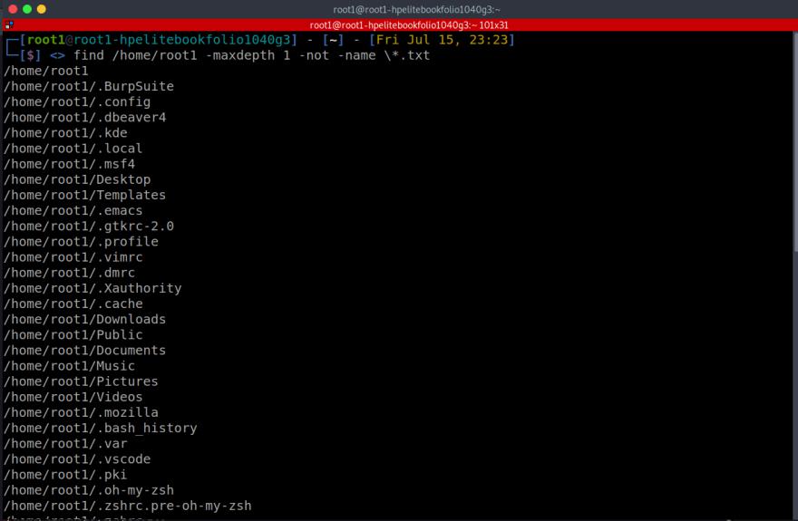 Negating your search