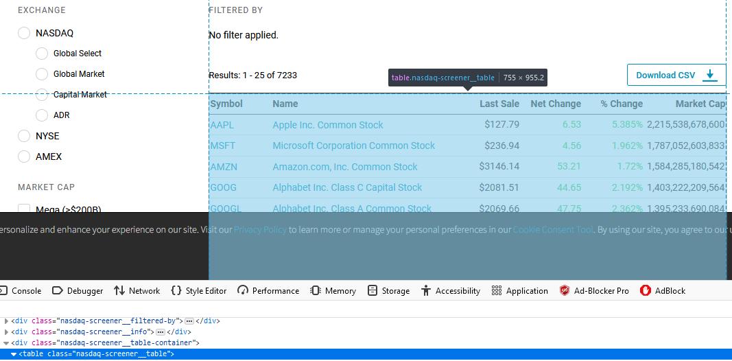 How can we naviagte to a web page, scrape data, move to the next page ...