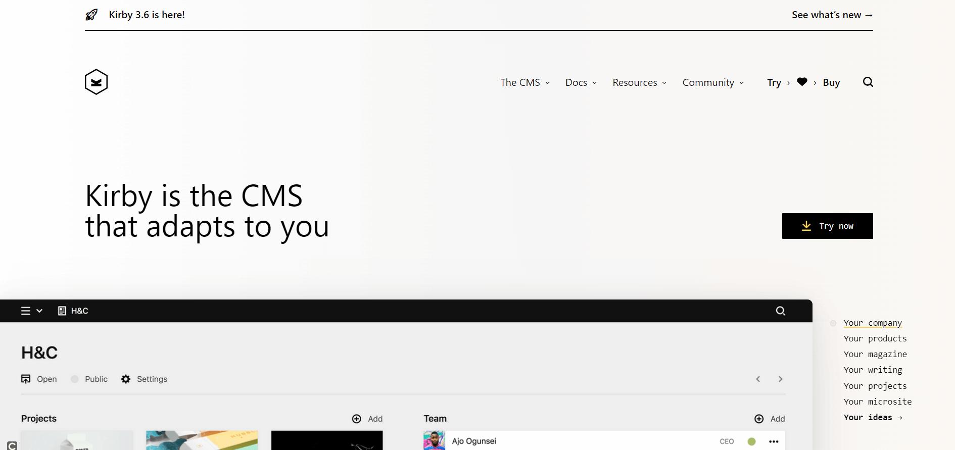 Homepage of the Kirby project 柯比项目主页