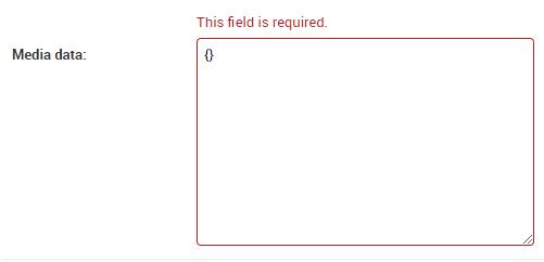 field is required