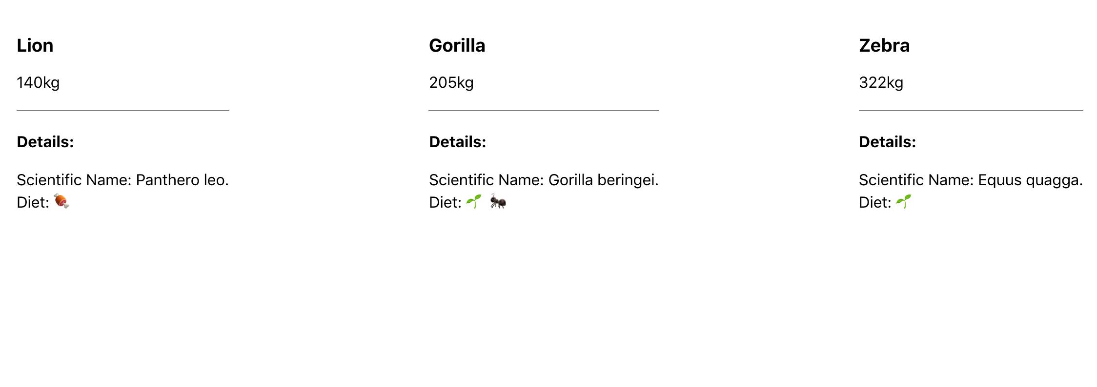 Browser with scientific name