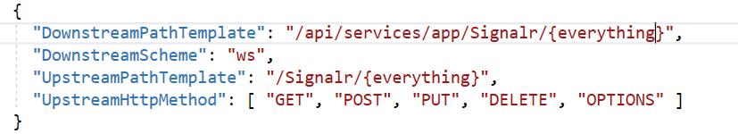 SignalR not working with Ocelot API Gateway_云O生-云原生