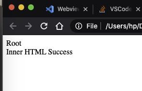 innerHTML is working in Chrome