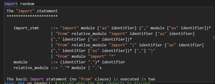 MouseHover on keywords