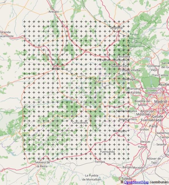 Regular Grid in Spain
