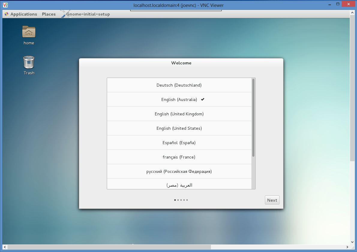 CentOS7 remote desktop