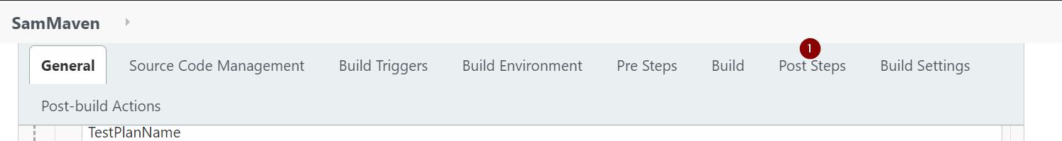 Post build plugin is available in maven