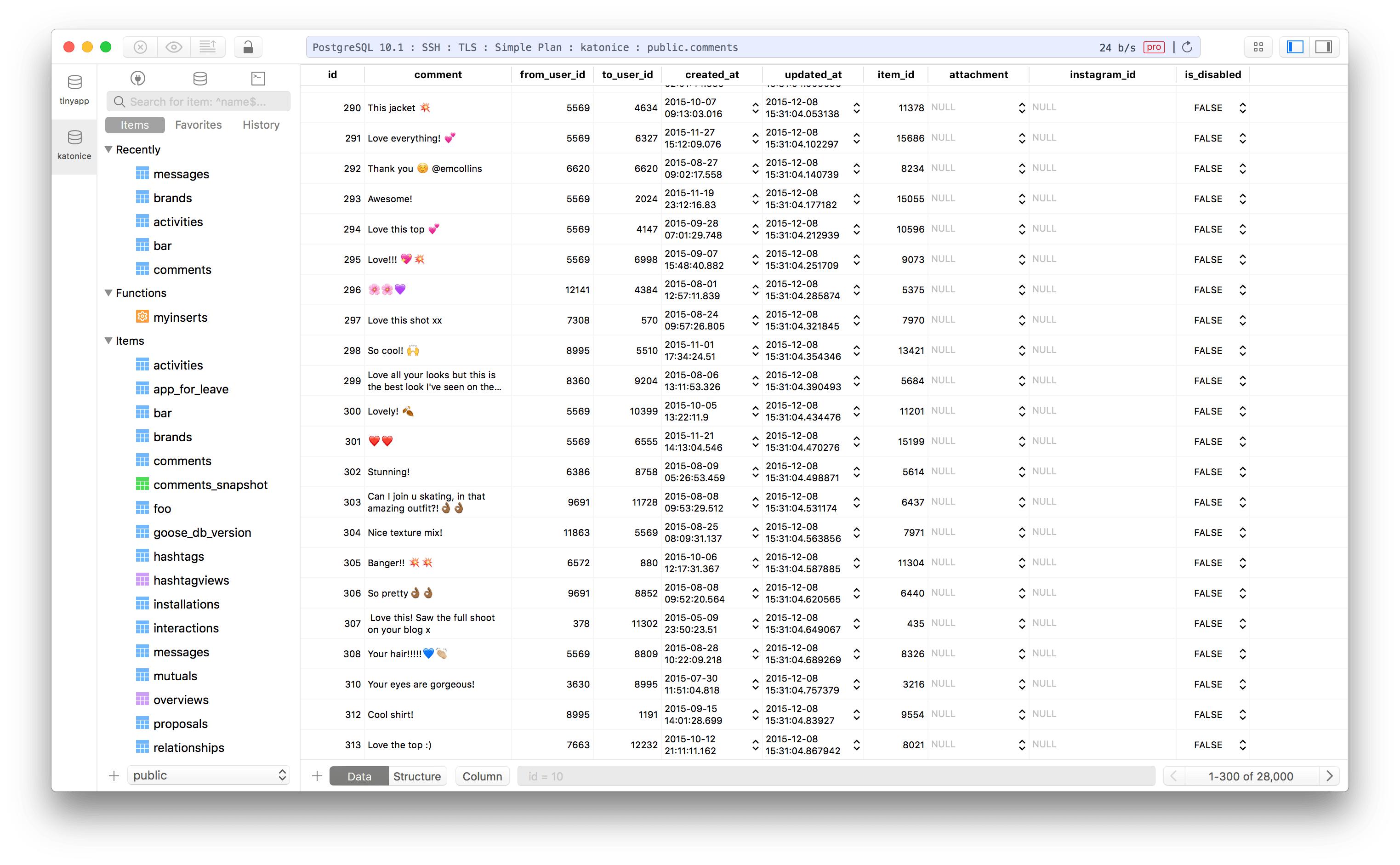 TablePlus Screenshot