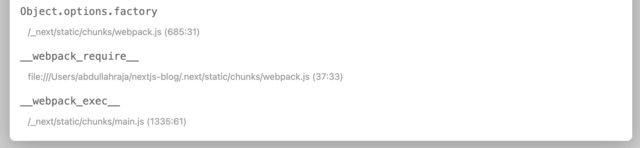 Screenshot of error (2)