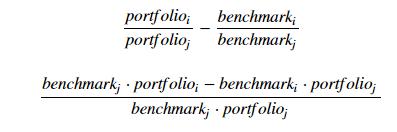 formula for active return