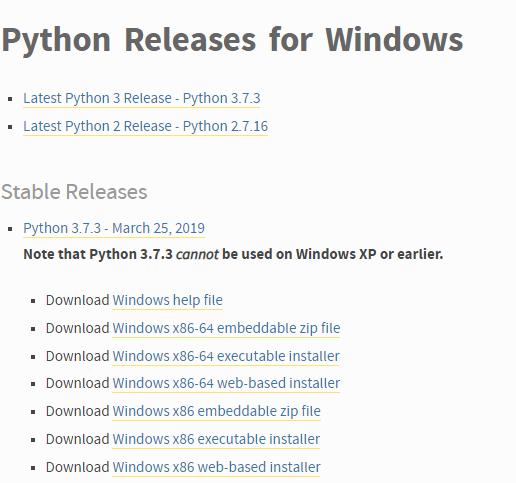 Download Python Installer