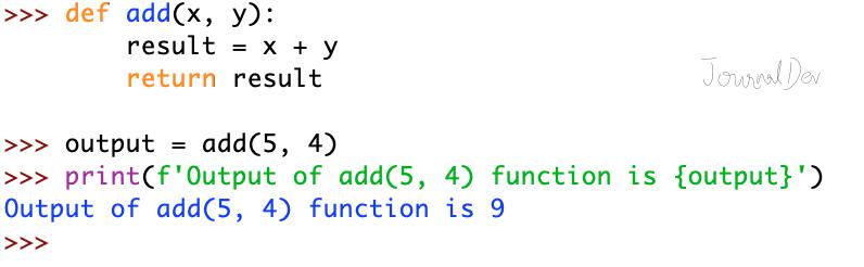 Python Return Example