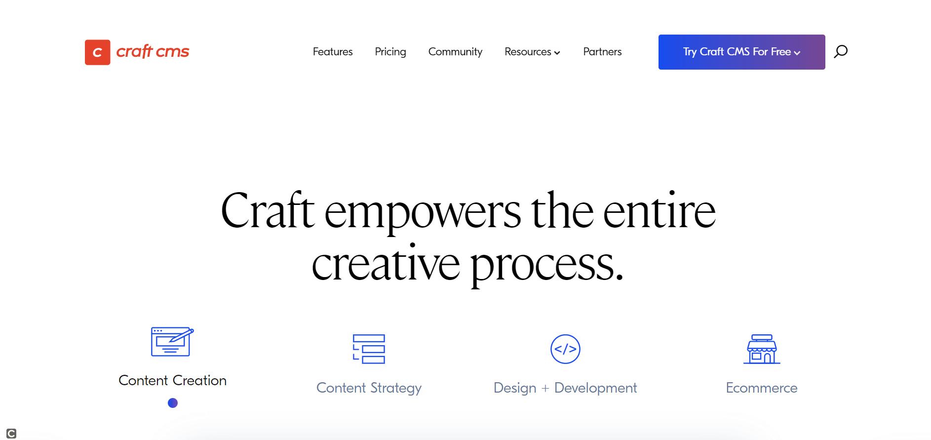 The homepage of the Craft project 工艺项目主页