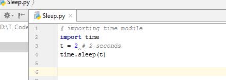 python time sleep, python sleep