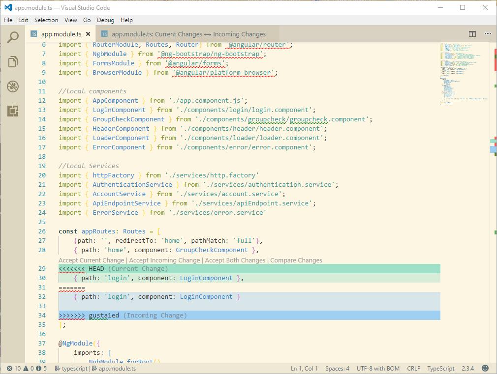 Accept Incoming Change anyone?