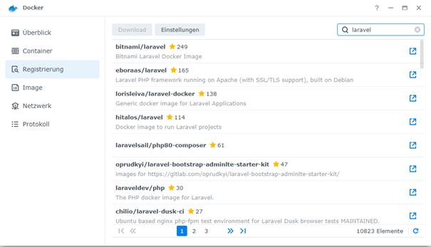 Docker on Synology:选择注册