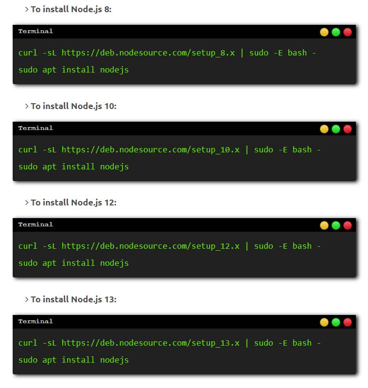 Node.js Installation