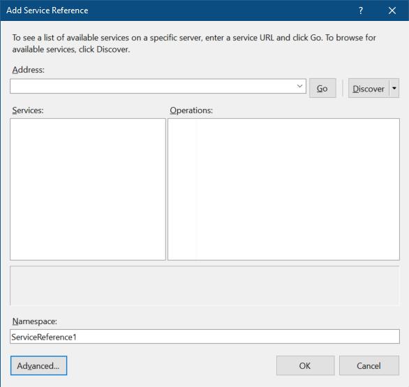 Add Service Reference