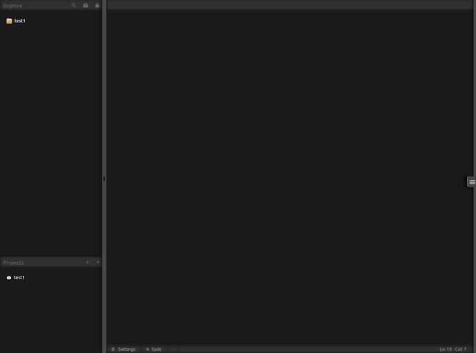 Codiad IDE interface