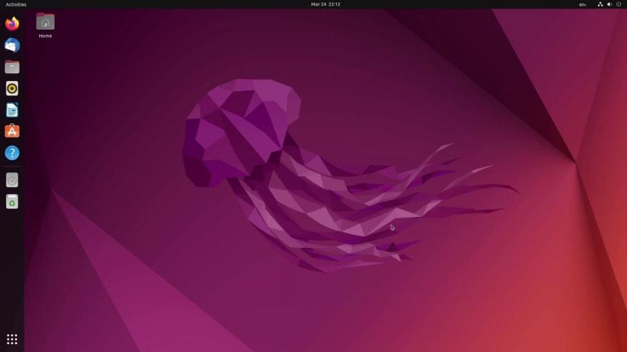 Ubuntu 22.04 dengan DE GNOME,IMO 有点无聊