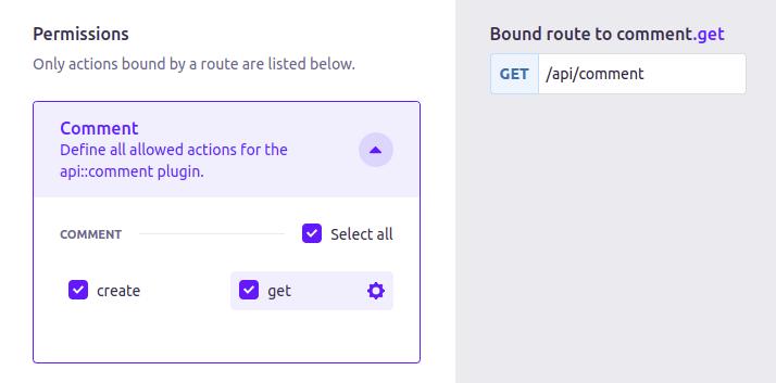 Creating access permission