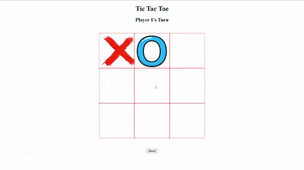 Tic Tac Toe Game using HTML CSS & JavaScript