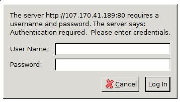 Apache authentication request