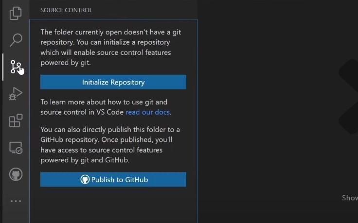 在 VSCode 中一键创建新的 GitHub 存储库_vscode_CdCic-CI/CD